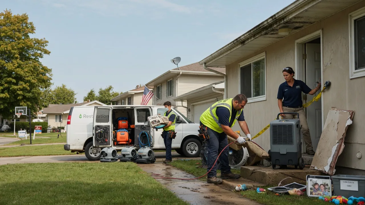 Water Damage Restoration in Mendota, IL near me